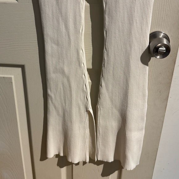 LE ORE RIMINI RIB KNIT FLARED PANTS NWOT SIZE XS - Picture 3 of 13